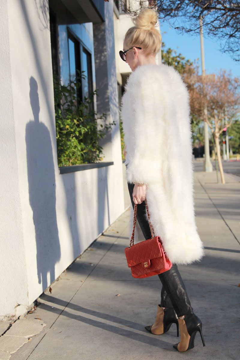 Currently Crushing, red chanel quilt bag, shoemint jane booties