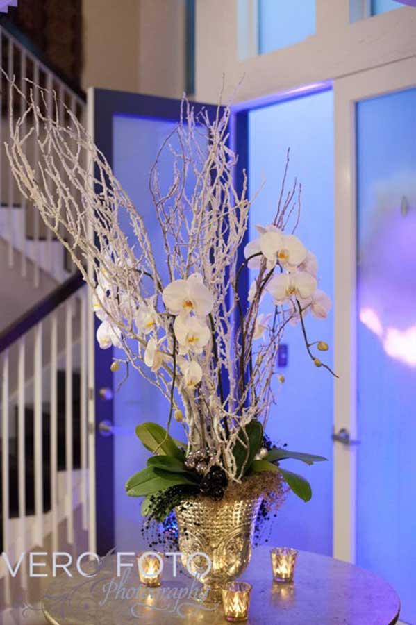 white orchid arrangement