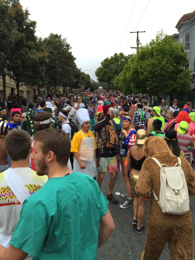 currently crushing 2015 Zappos Bay to Breakers 2XU running tights