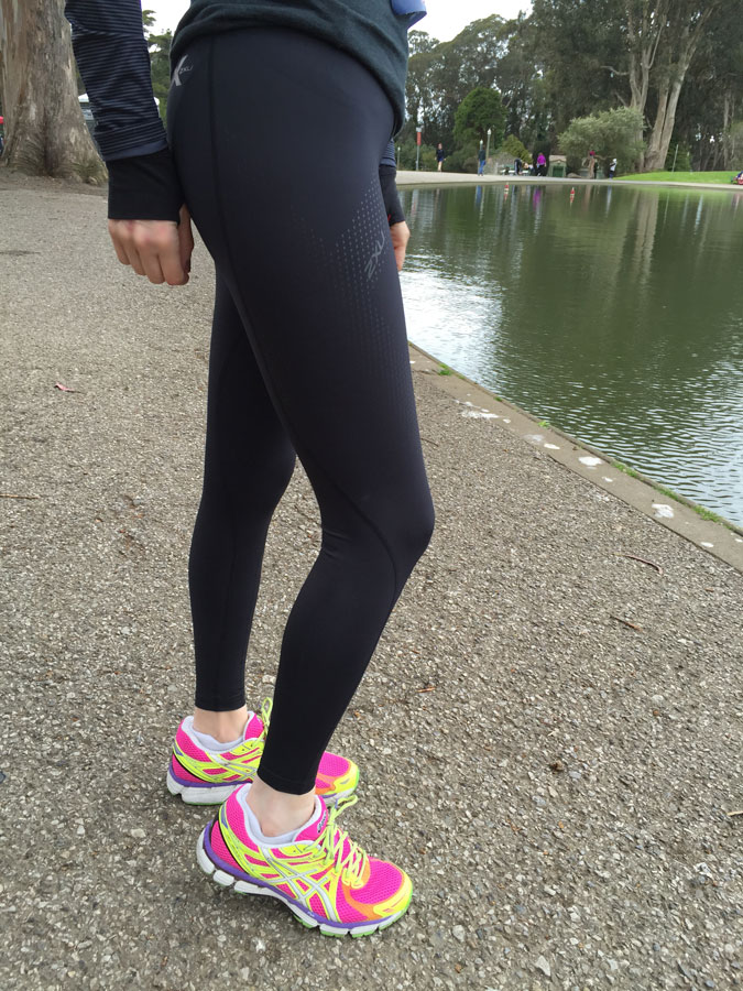 currently crushing 2015 Zappos Bay to Breakers 2XU running tights