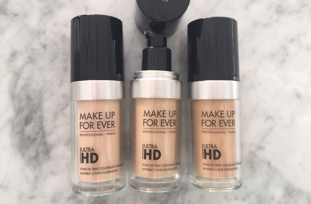 make up for ever HD foundation, currently crushing, 