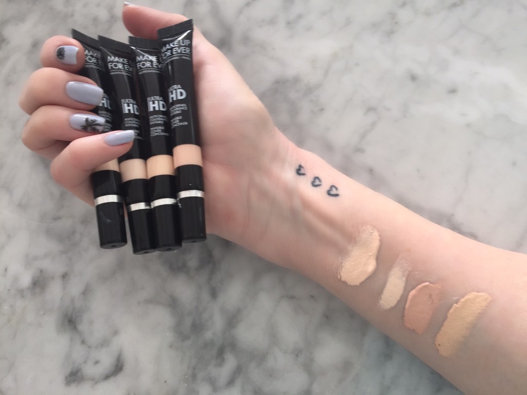 make up for ever HD foundation, currently crushing, HD primer, Ultra HD concealer make up for ever review