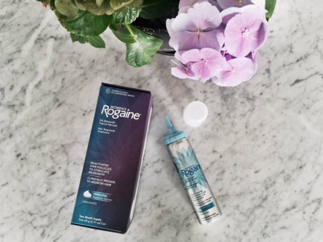 anti aging hair and skin routine, currently crushing, rogaine for women review