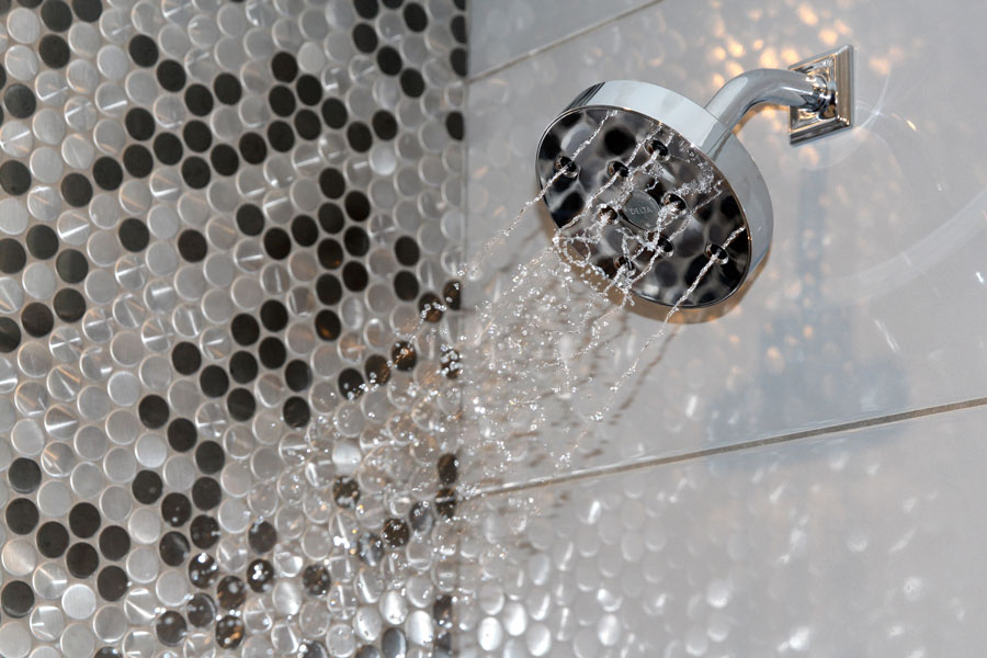 currently crushing, home remodel, Delta h20kinectic shower head review, bathroom remodel